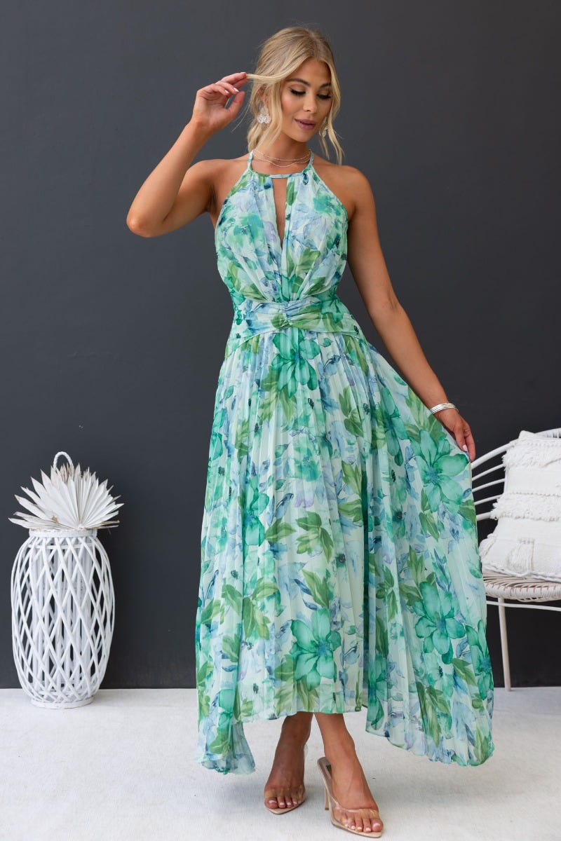 Lindberg | Geblümtes Swing-Kleid
