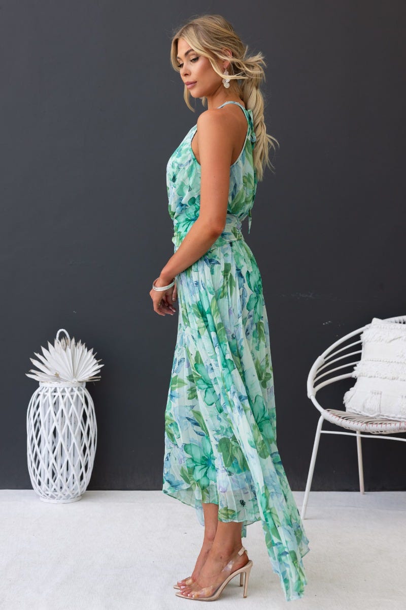 Lindberg | Geblümtes Swing-Kleid