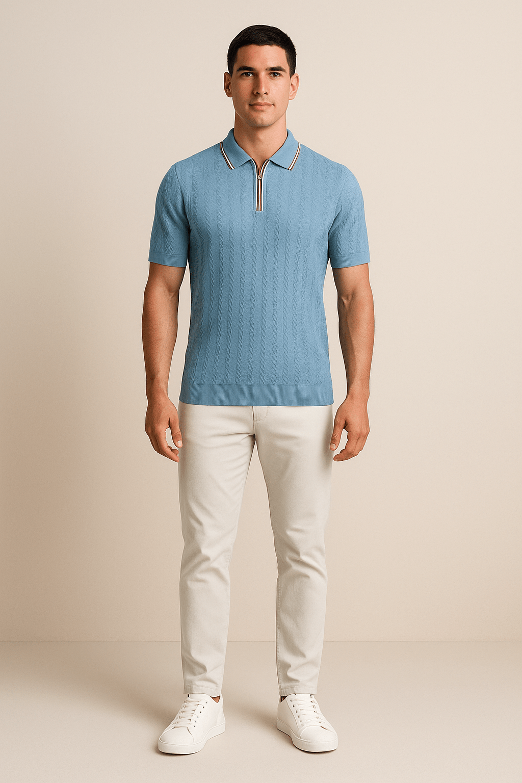 Lindberg | Herren Strick-Poloshirt für Sommer und Büro