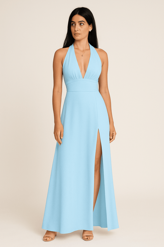 Lindberg | Festliches Damen Maxikleid mit Neckholder-Ausschnitt luftig & leicht