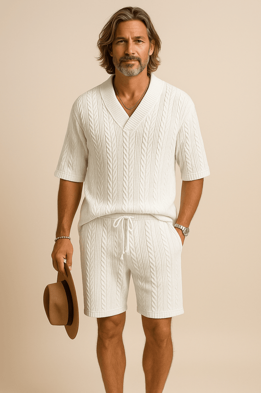 Lindberg | Herren Strick-Set aus Feinstrick für Sommer und Freizeit