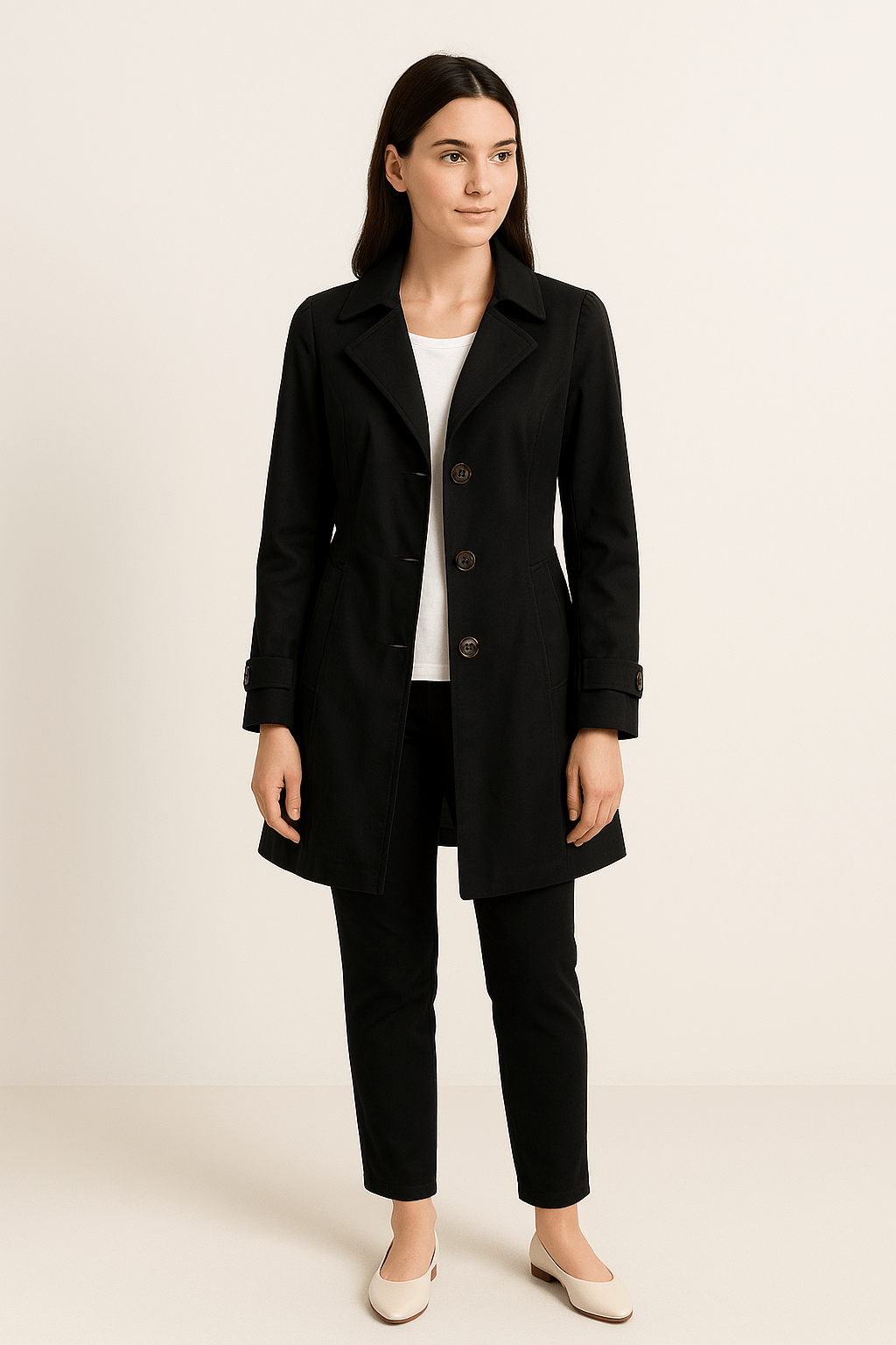 Lindberg | Damen Atmungsaktiver Trenchcoat mit Reverskragen und tailliertem Schnitt