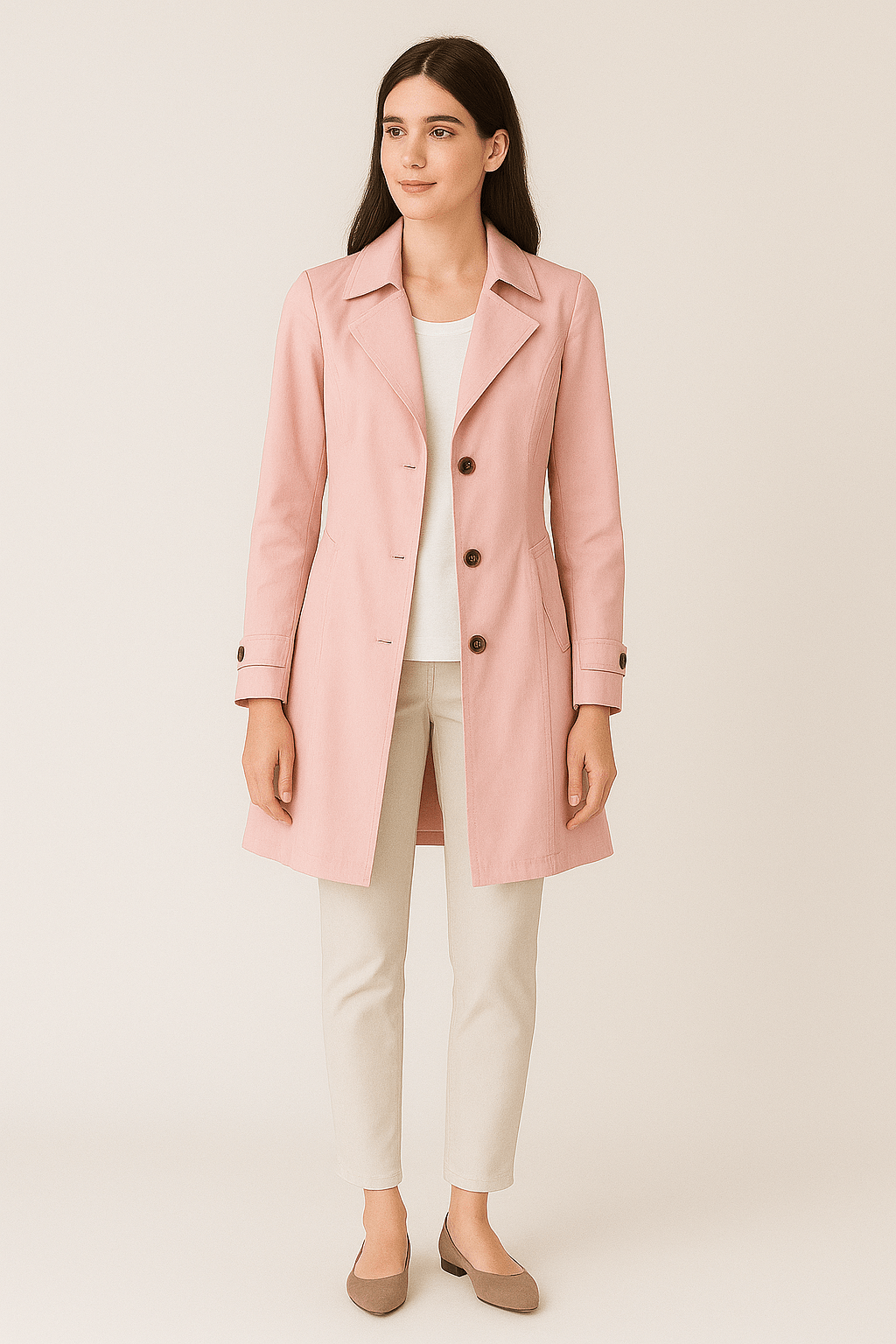 Lindberg | Damen Atmungsaktiver Trenchcoat mit Reverskragen und tailliertem Schnitt
