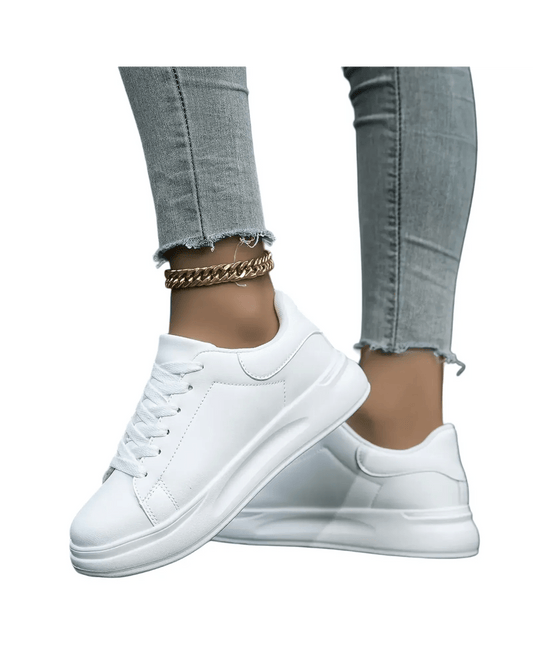 Lindberg | Damen Sneaker weiß aus Glattleder für Arbeit & Freizeit