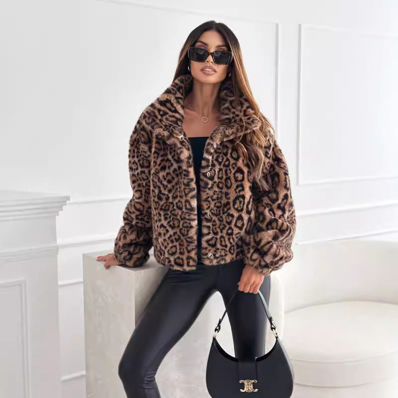 Lindberg | Kurzmantel mit Leopardenmuster