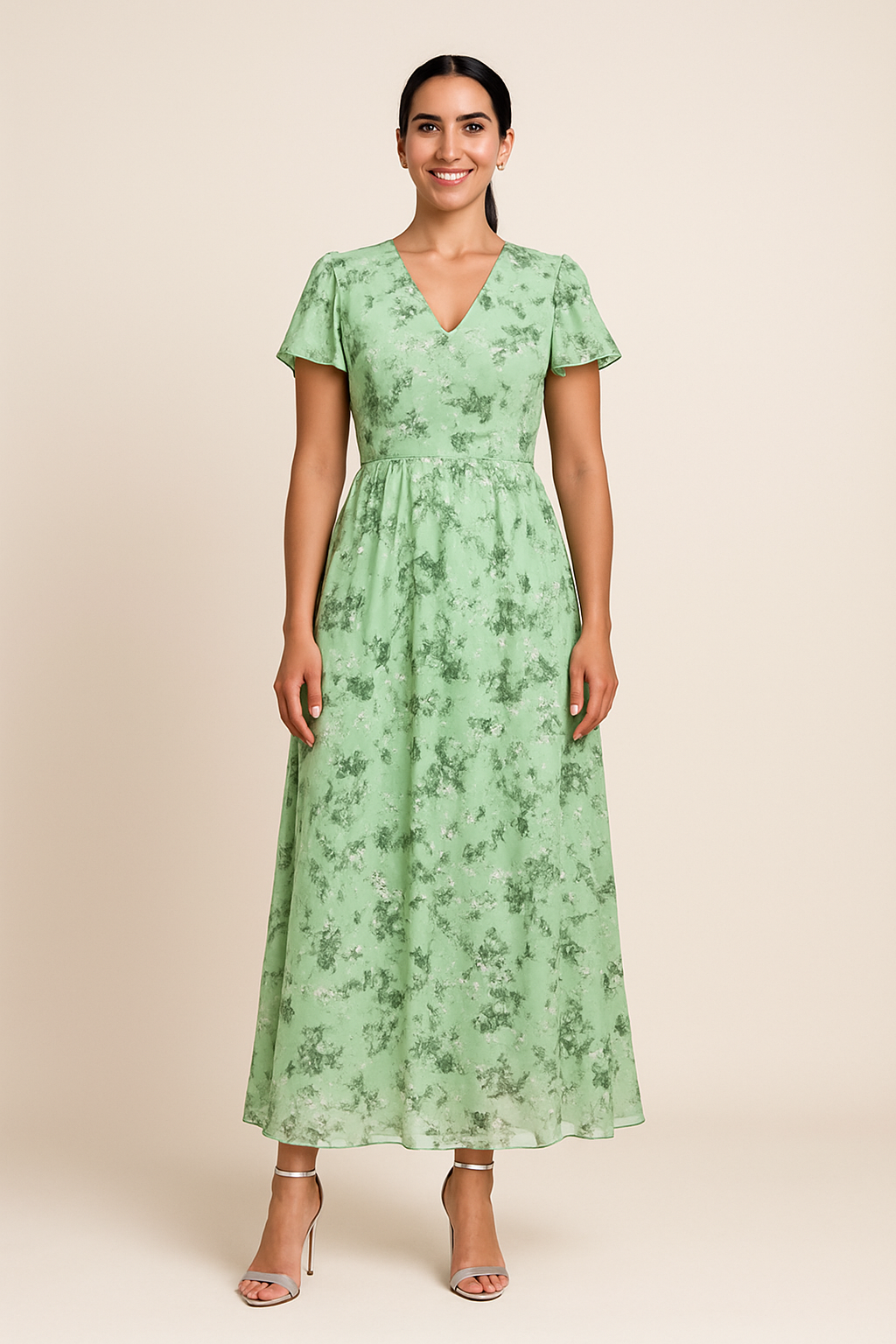 Lindberg | Atmungsaktives Damen Midikleid elegant für Sommer