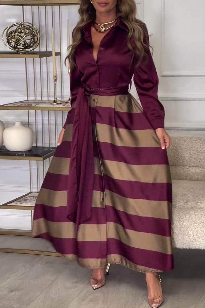 Lindberg | Kenda | Elegant Striped Dress