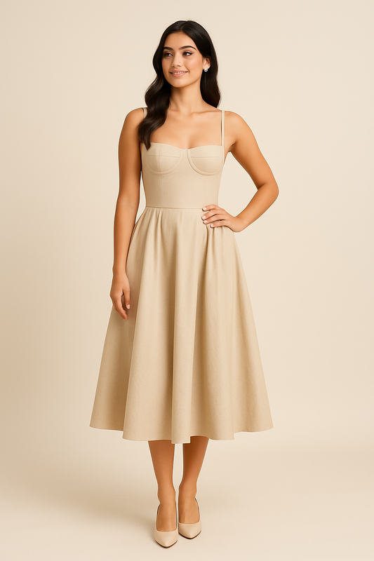 Lindberg | Damen Sommerkleid mit V-Ausschnitt luftig-leicht
