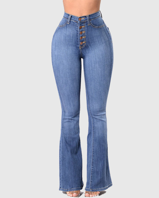 Lindberg | Schlag Jeans mit Hoher Taille