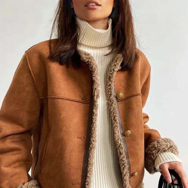 Lindberg | Rosalie - Shearling Button Jacket