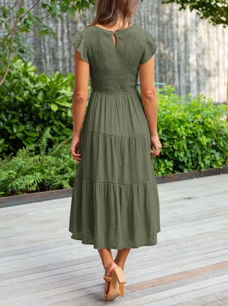 Lindberg | Megan | Raffiniertes bauchbedeckendes Kleid