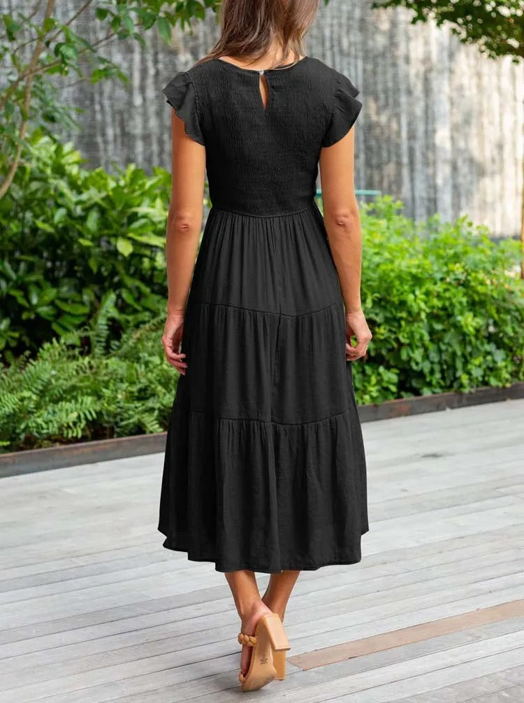Lindberg | Megan | Raffiniertes bauchbedeckendes Kleid