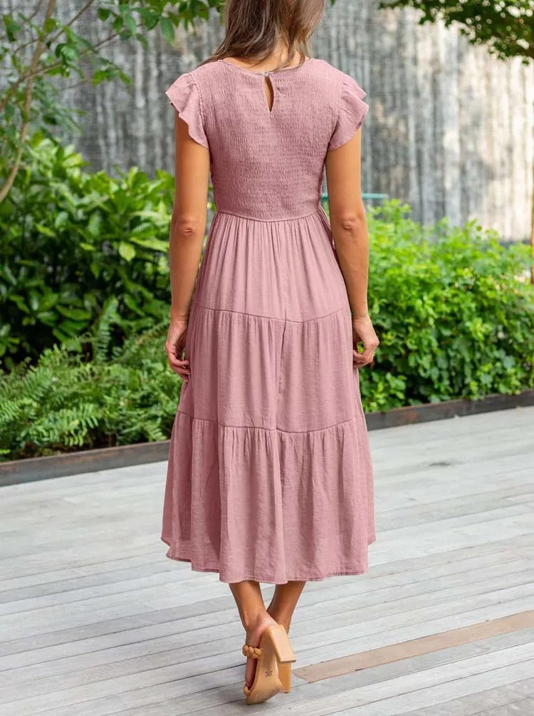 Lindberg | Megan | Raffiniertes bauchbedeckendes Kleid