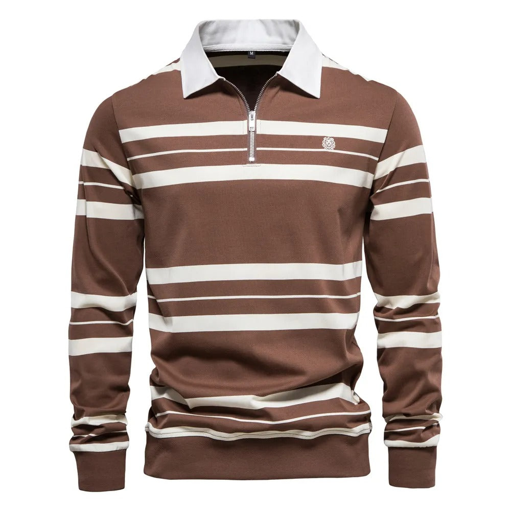 Lindberg | Finesso Herren Langarm Polo-Shirt