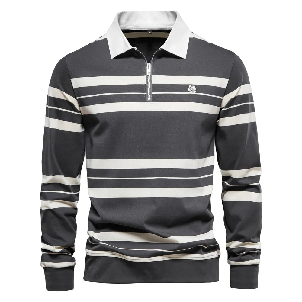 Lindberg | Finesso Herren Langarm Polo-Shirt