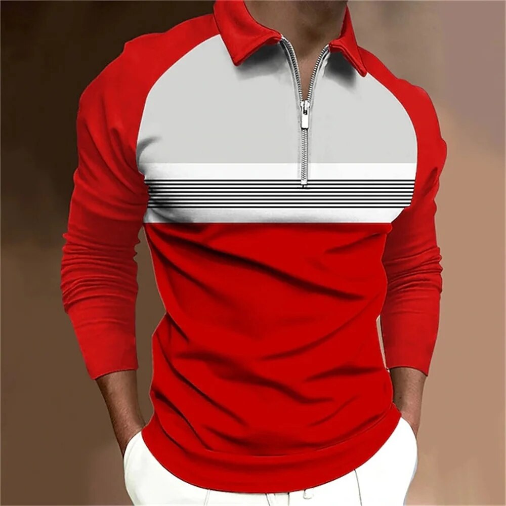 Lindberg | Formgefühl Herren Langarm Polo-Shirt