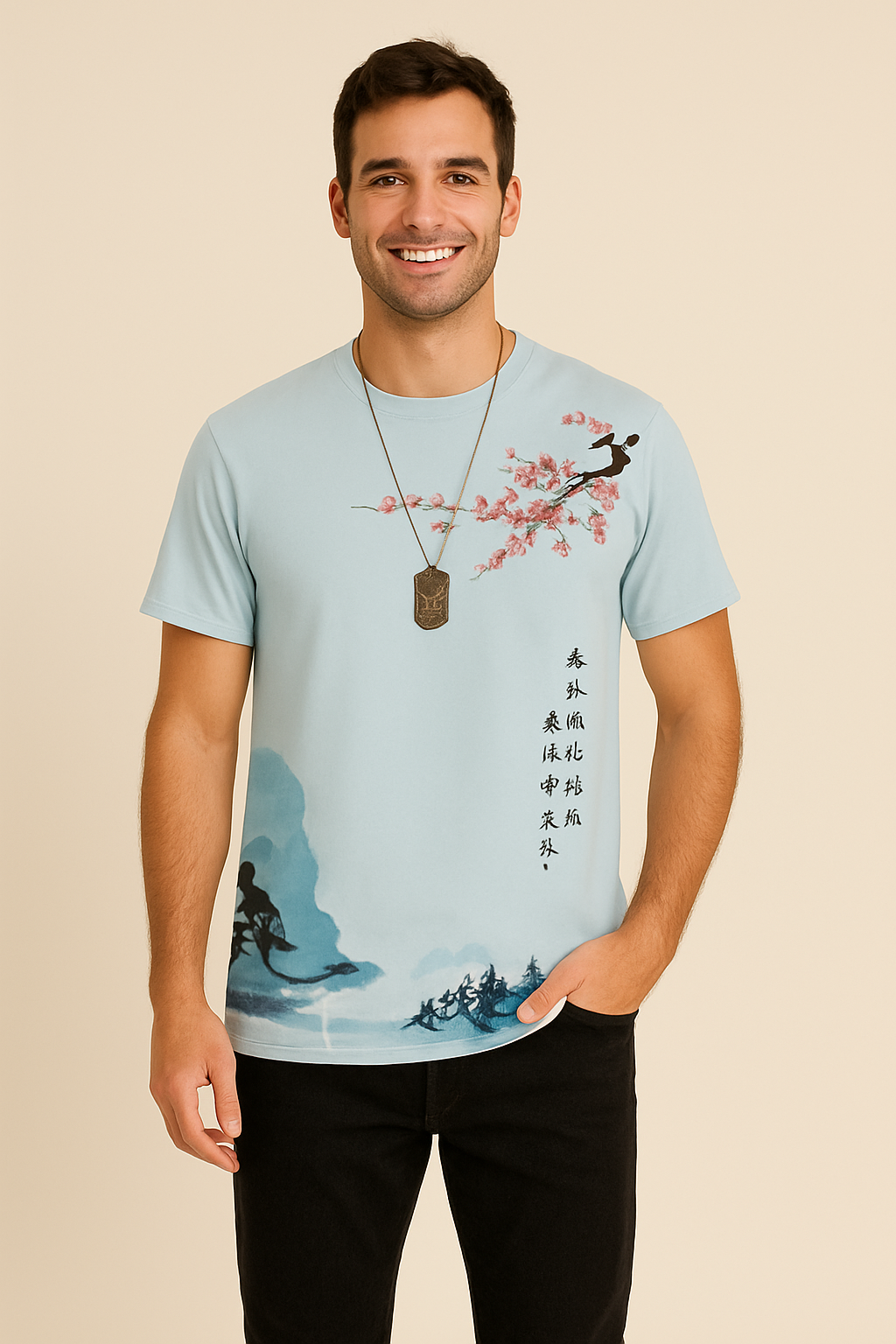 Lindberg | Herren T-Shirt mit Blumenprint für Urlaub & Sommer