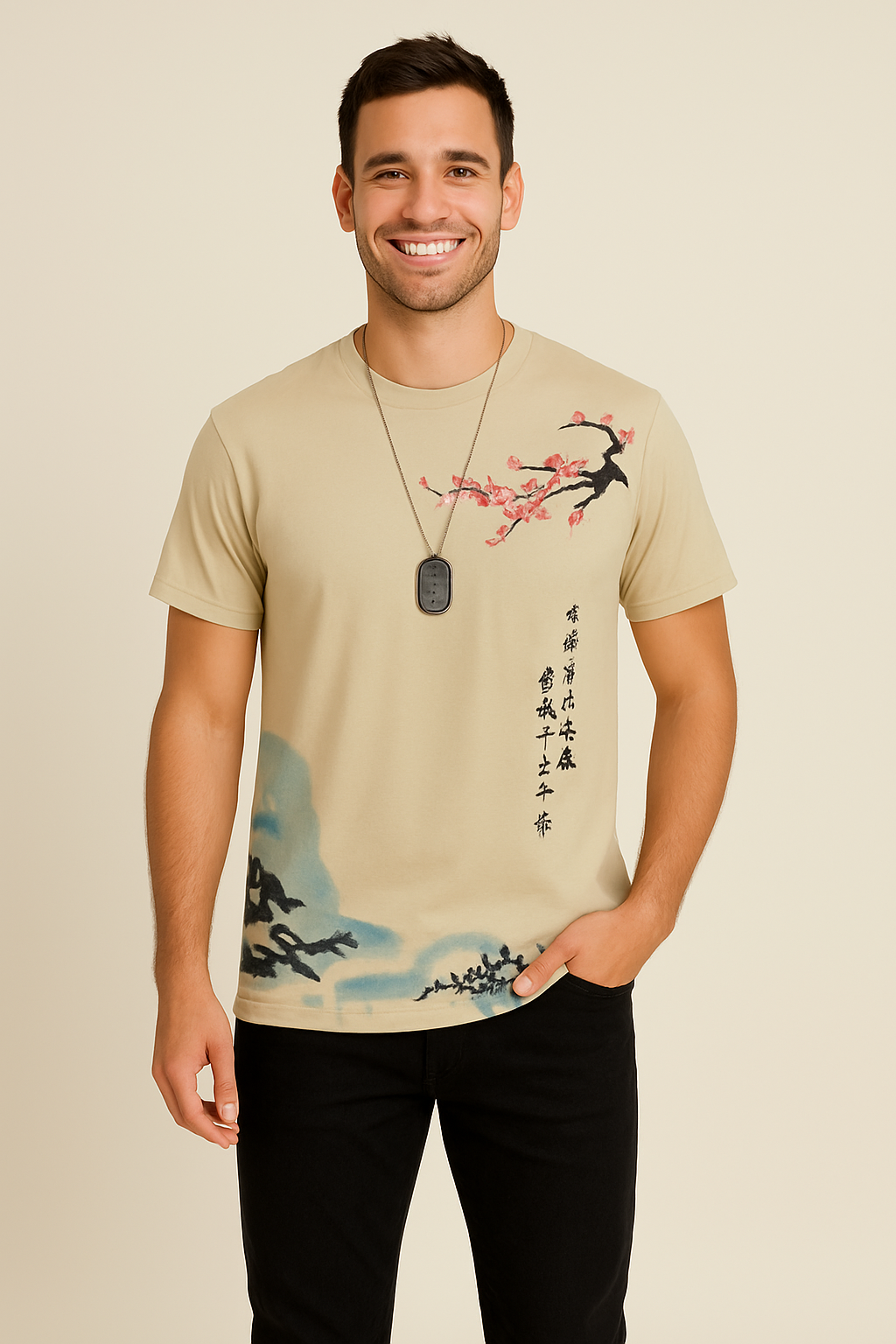 Lindberg | Herren T-Shirt mit Blumenprint für Urlaub & Sommer