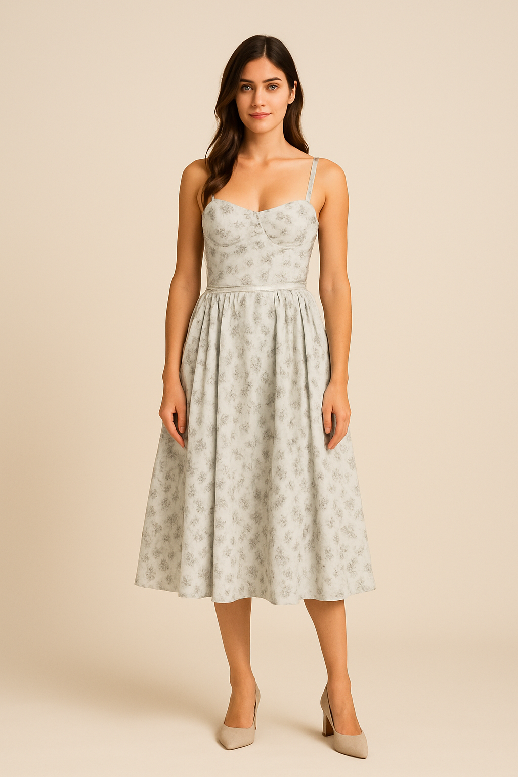 Lindberg | Damen Sommerkleid mit V-Ausschnitt luftig-leicht