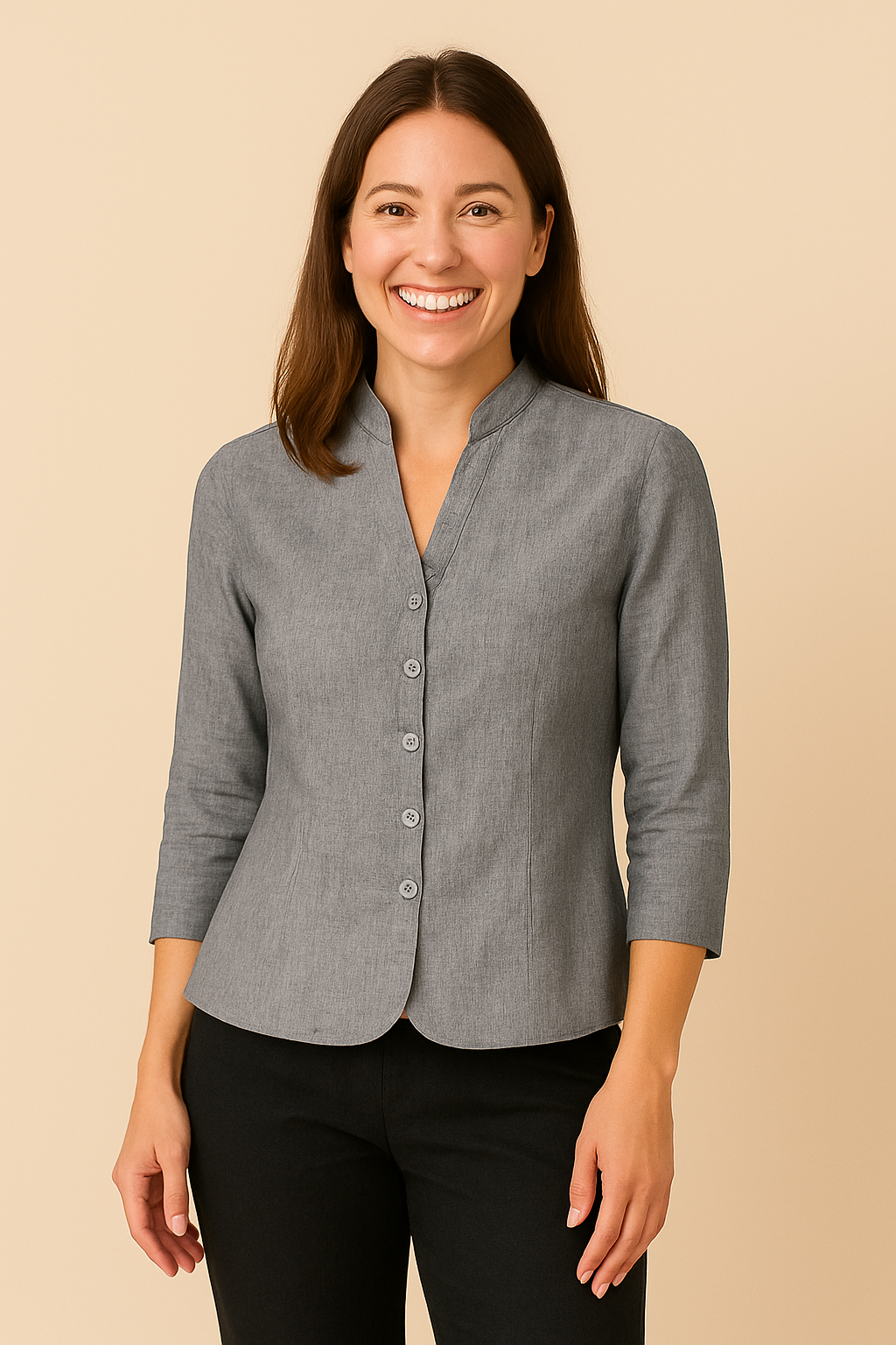 Lindberg | Damen Blazer in Leinenstil leicht und sommerlich für im Büro, Feste & Freizeit