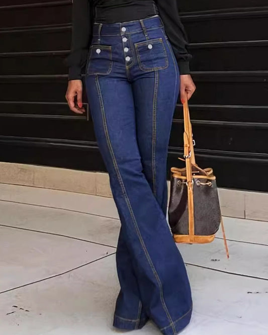 Lindberg | Damen Jeans mit Knopfleiste