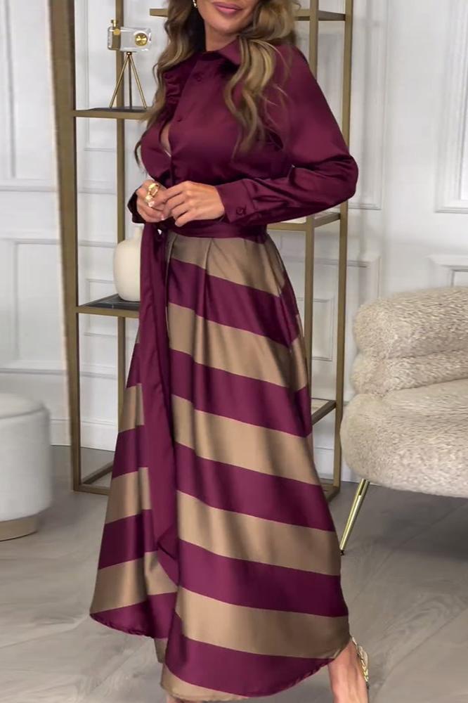 Lindberg | Kenda | Elegant Striped Dress