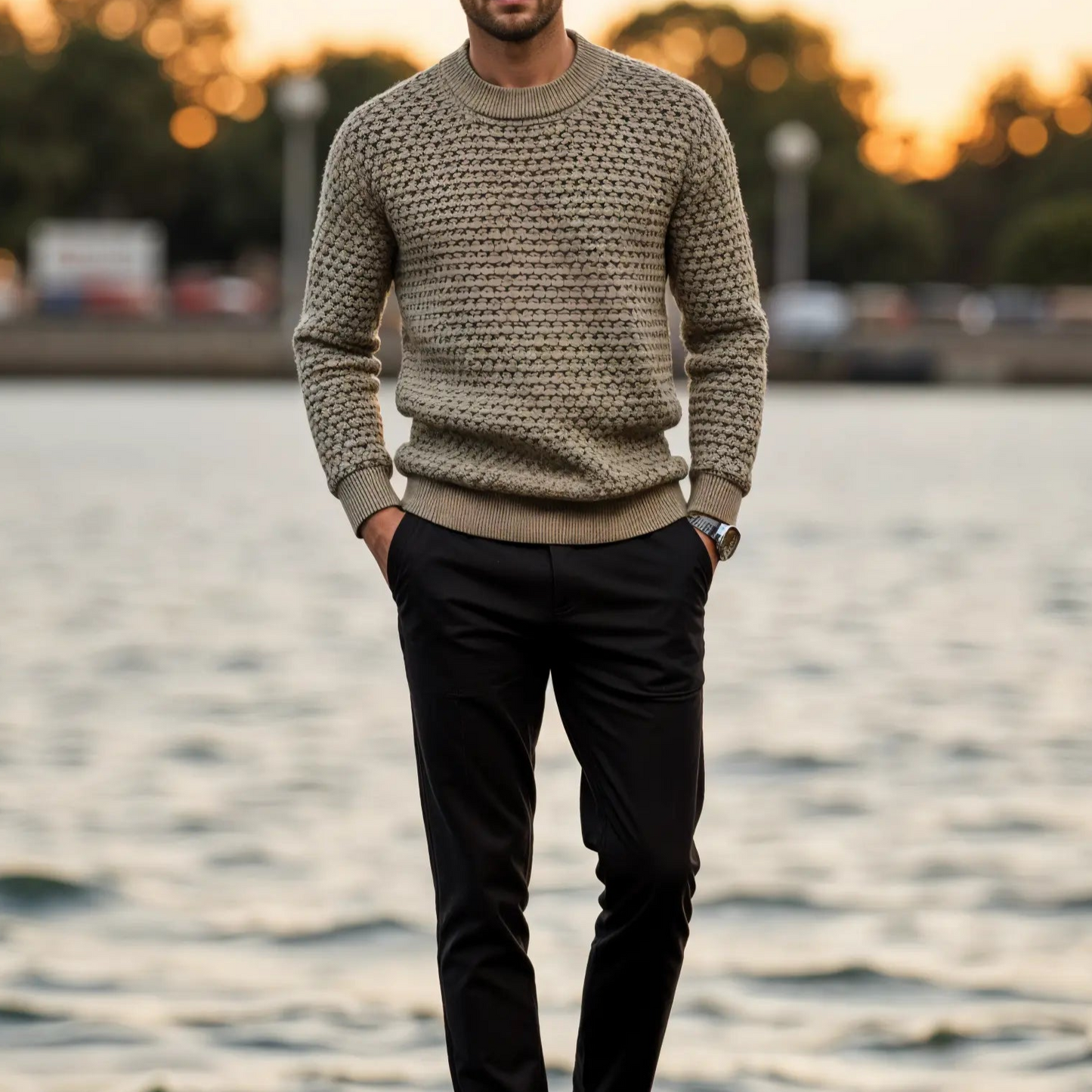 Lindberg | Texturierter Old Money Pullover