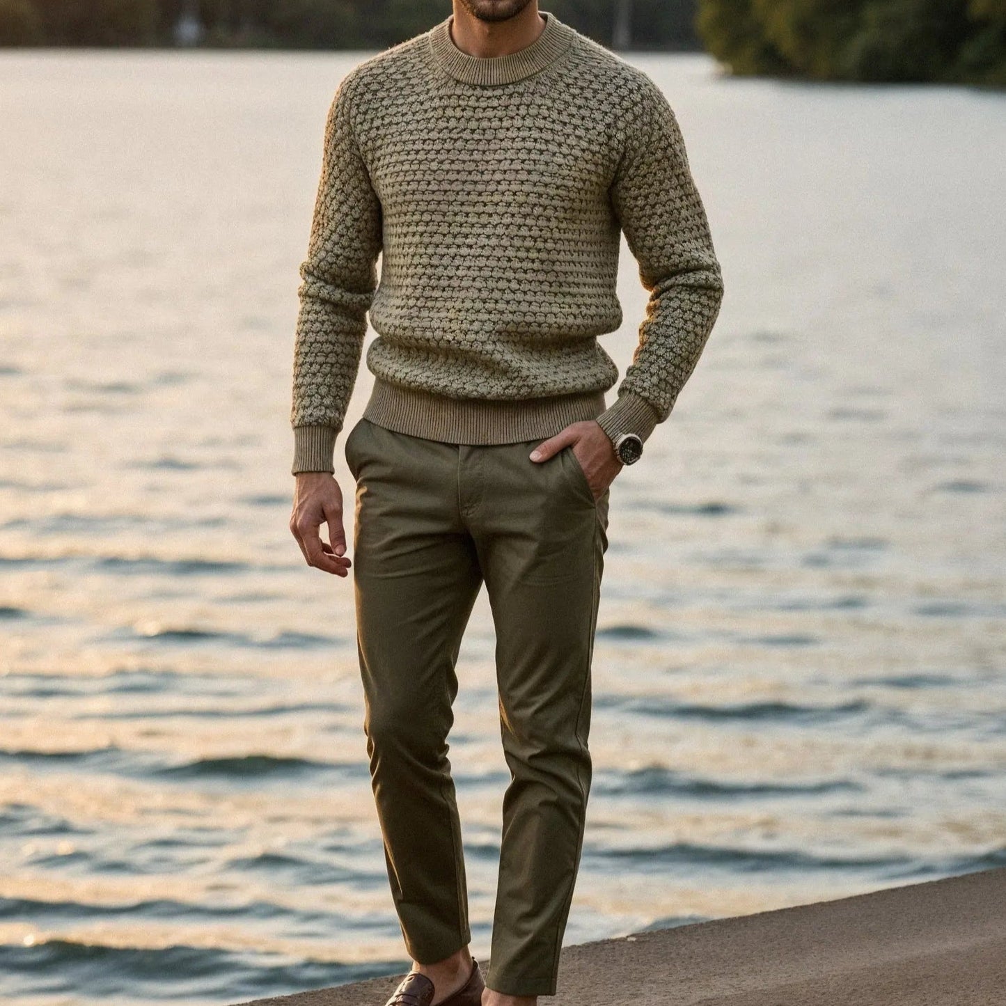 Lindberg | Texturierter Old Money Pullover
