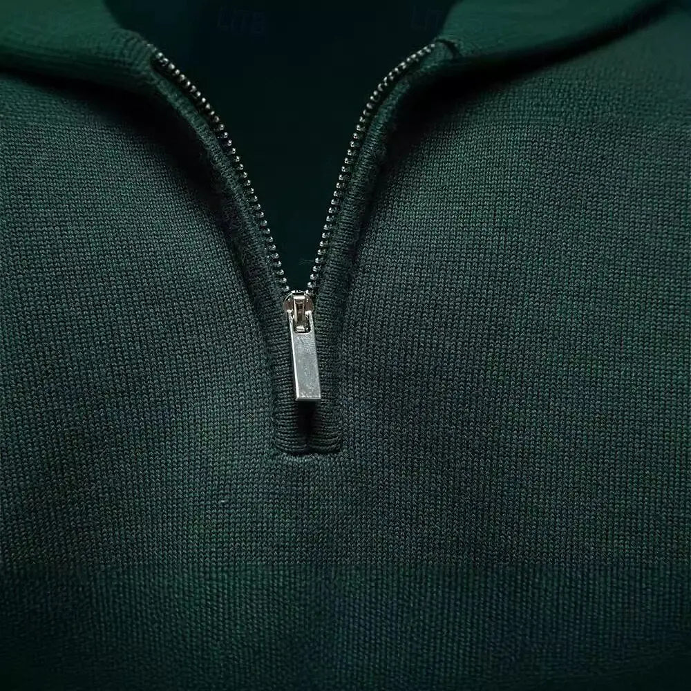 Lindberg | Solider Strickpullover mit Reissverschluss
