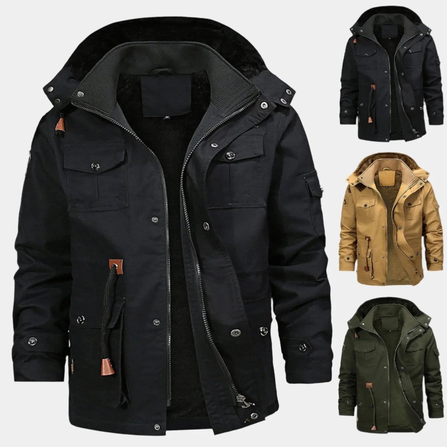 Lindberg | Fleece-Kapuzen-Bomberjacke