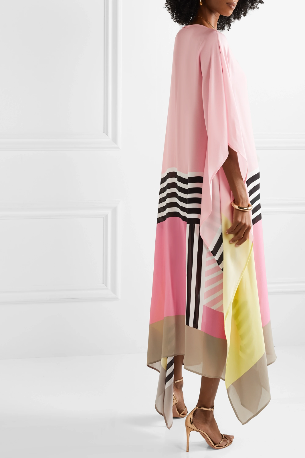 Lindberg | Susan Gestreiftes Patchwork Kleid Mit Druck