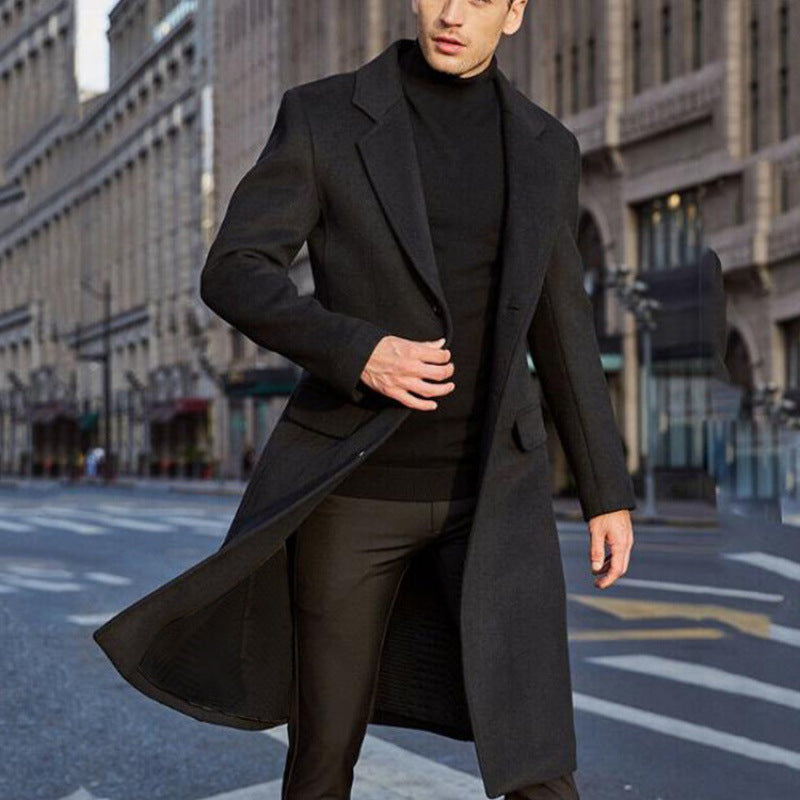 Lindberg | Herren Wintermantel Wolle Eleganz